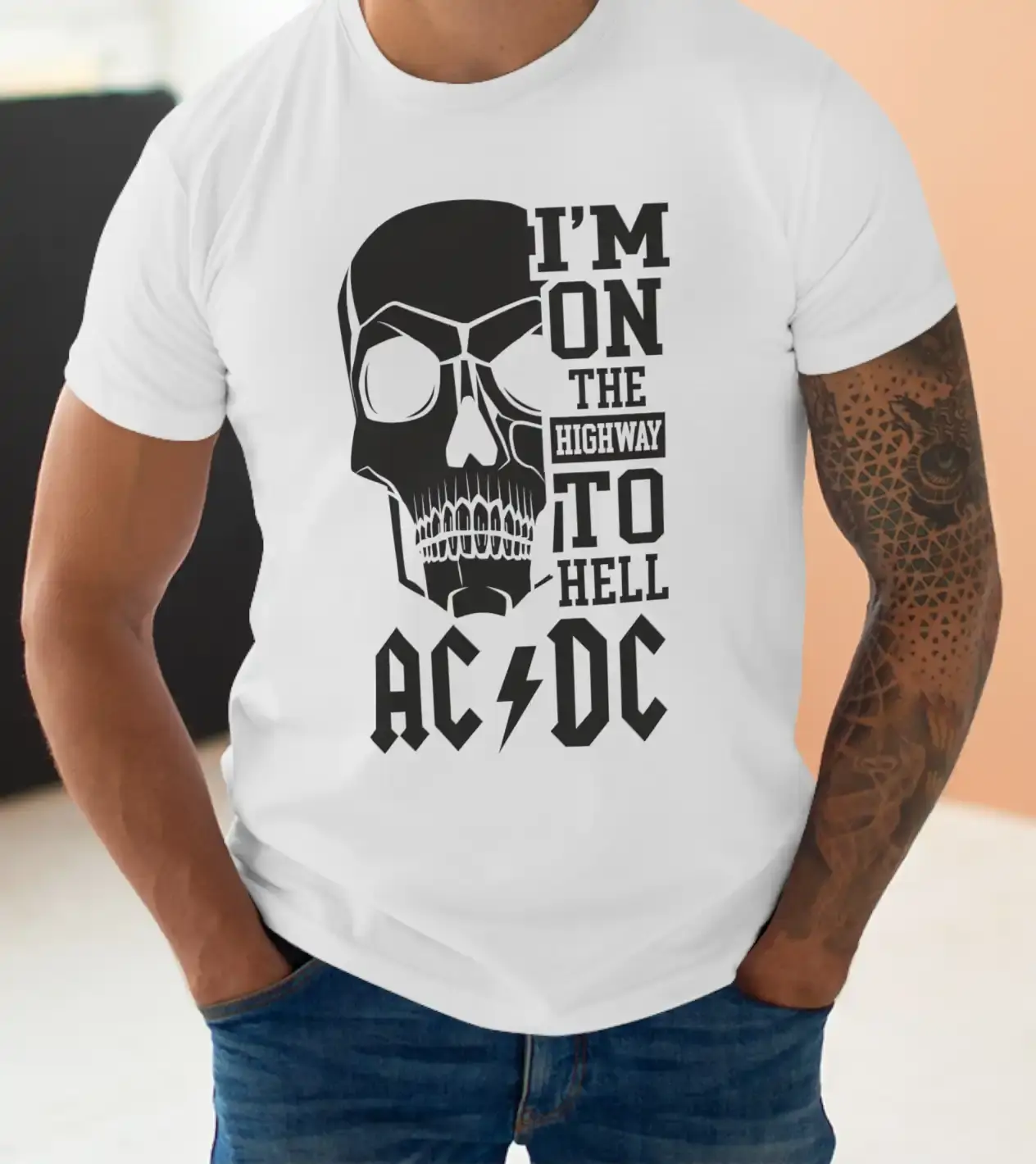 тениска acdc