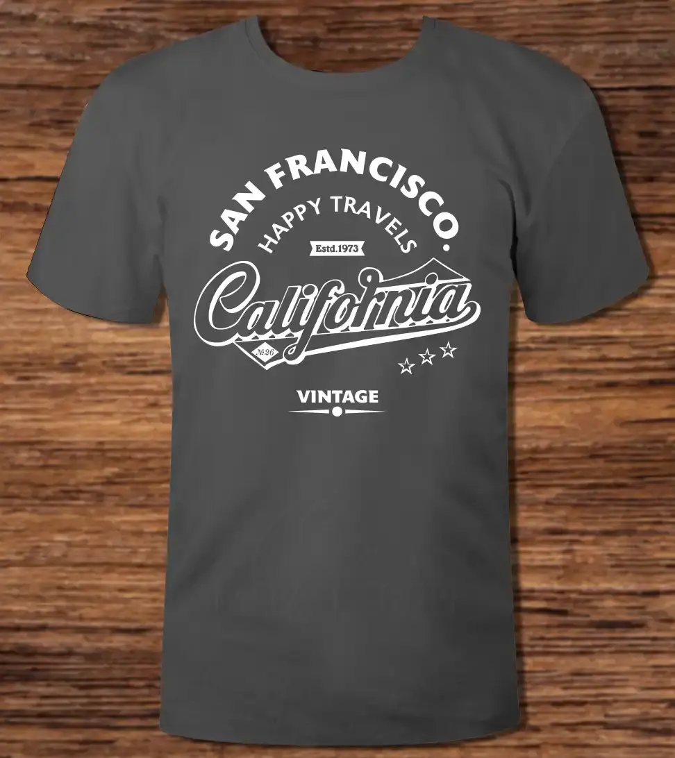 Тениска с декоративен печат - San Francisco California