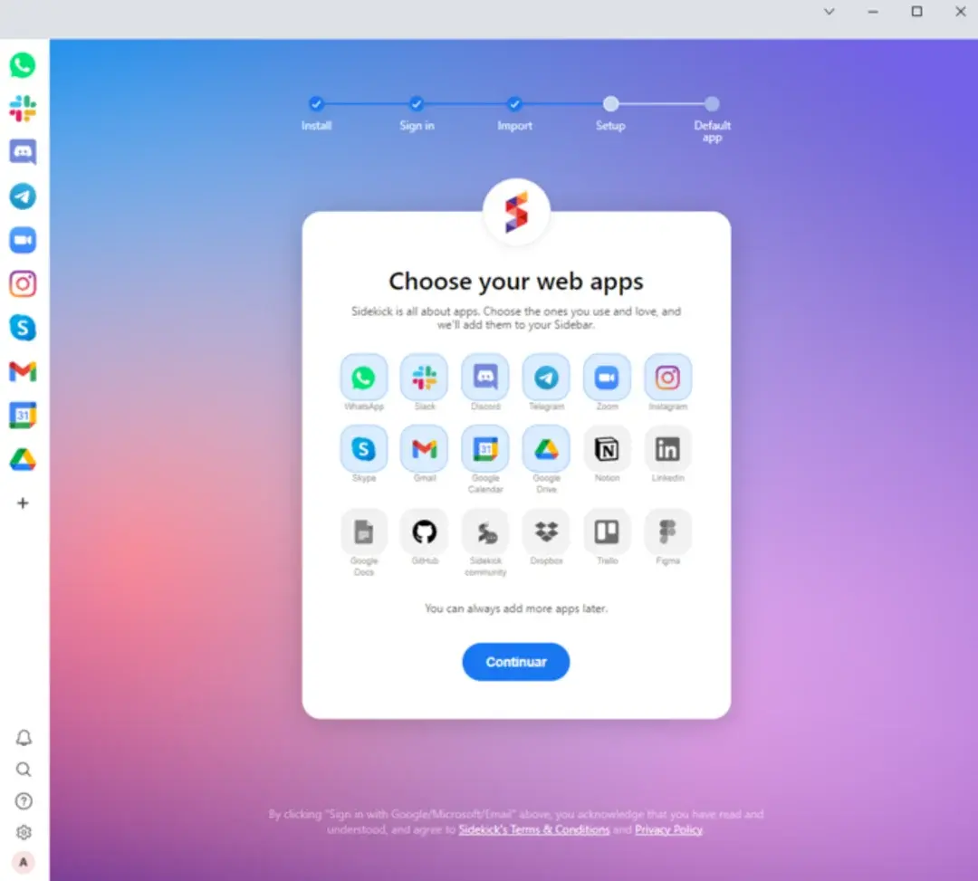 Sidekick Browser Preview