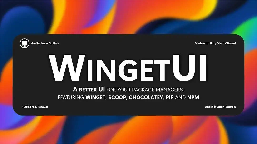 WingetUI Preview